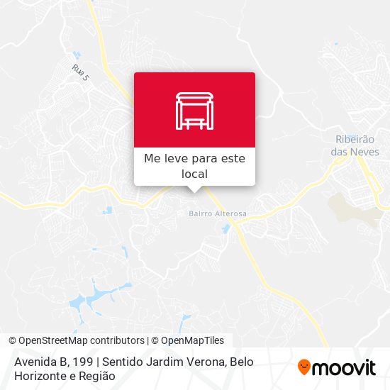 Avenida B, 199 | Sentido Jardim Verona mapa