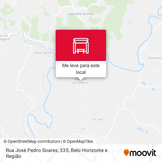 Rua José Pedro Soares, 335 mapa