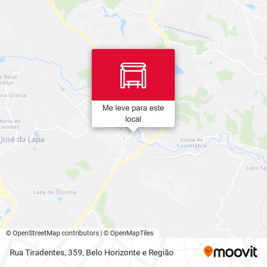 Rua Tiradentes, 359 mapa