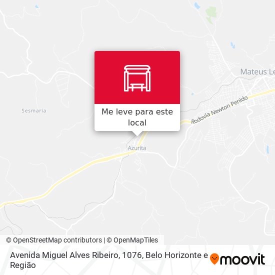 Avenida Miguel Alves Ribeiro, 1076 mapa