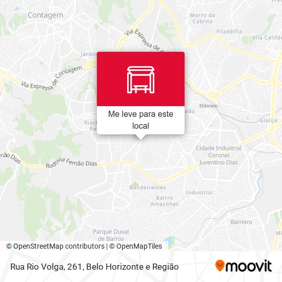 Rua Rio Volga, 261 mapa
