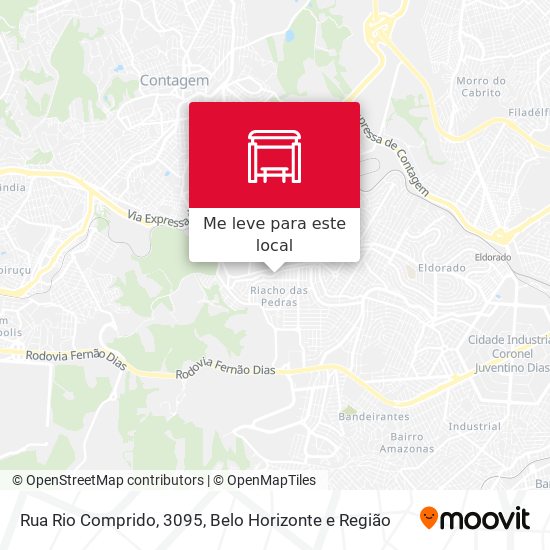 Rua Rio Comprido, 3095 mapa