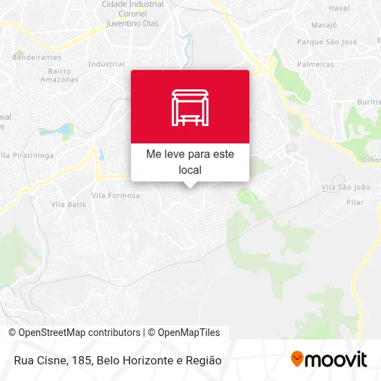 Rua Cisne, 185 mapa