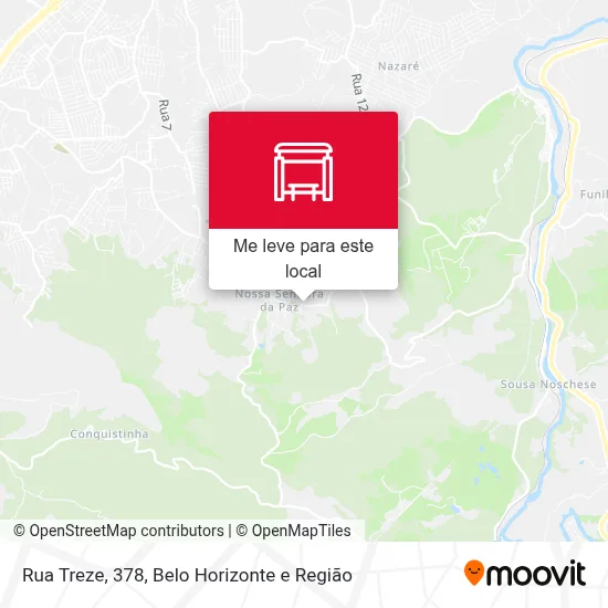 Rua Treze, 378 mapa