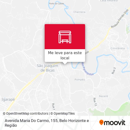Avenida Maria Do Carmo, 155 mapa