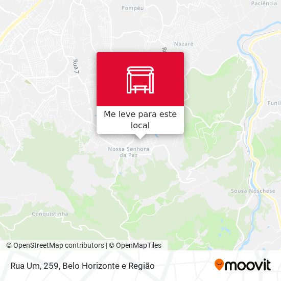 Rua Um, 259 mapa