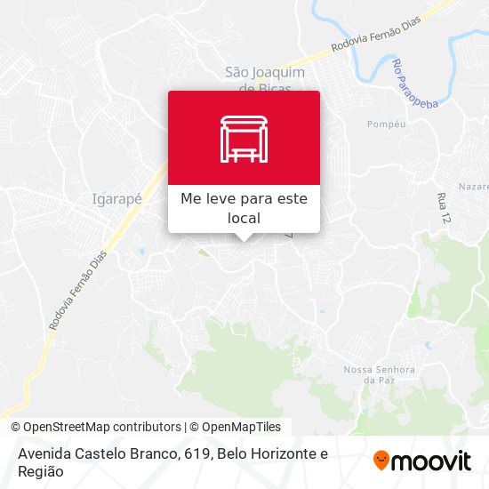Avenida Castelo Branco, 619 mapa