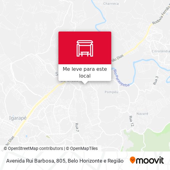 Avenida Rui Barbosa, 805 mapa