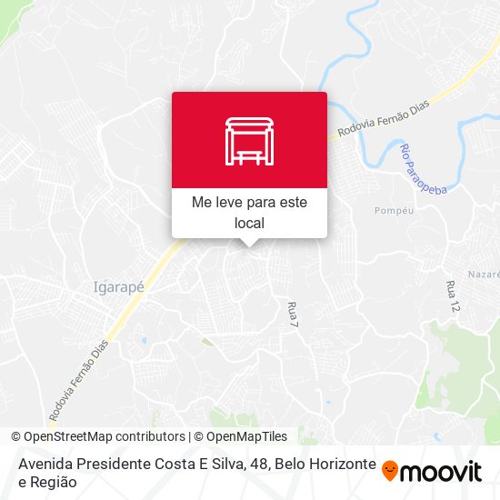 Avenida Presidente Costa E Silva, 48 mapa