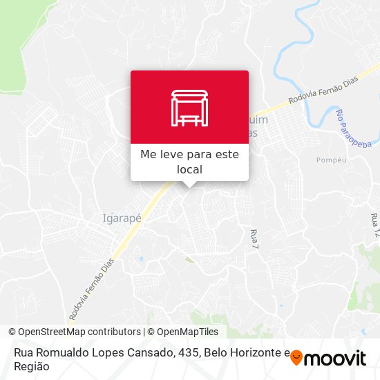 Rua Romualdo Lopes Cansado, 435 mapa