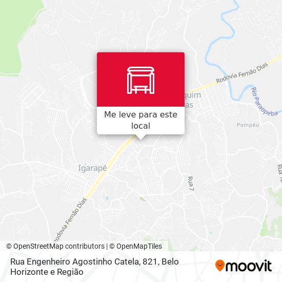 Rua Engenheiro Agostinho Catela, 821 mapa