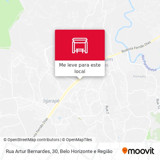 Rua Artur Bernardes, 30 mapa