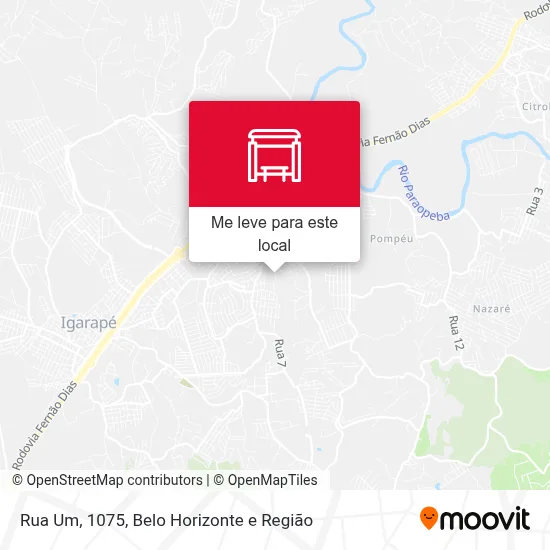 Rua Um, 1075 mapa