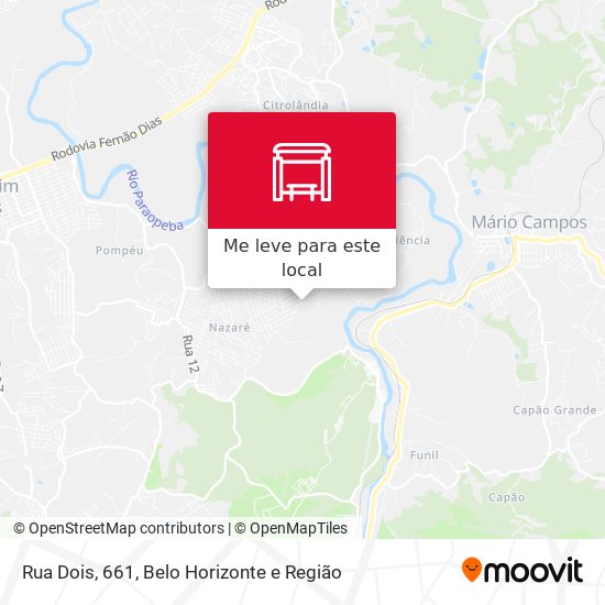Rua Dois, 661 mapa