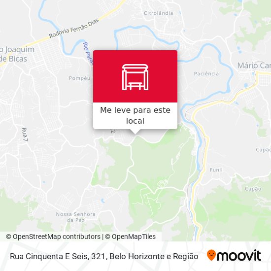 Rua Cinquenta E Seis, 321 mapa