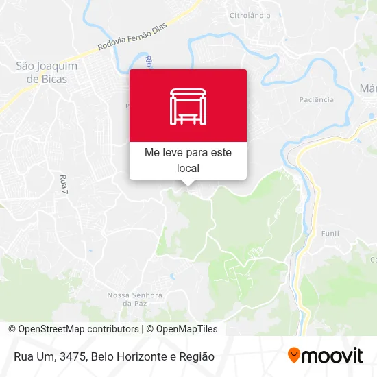 Rua Um, 3475 mapa
