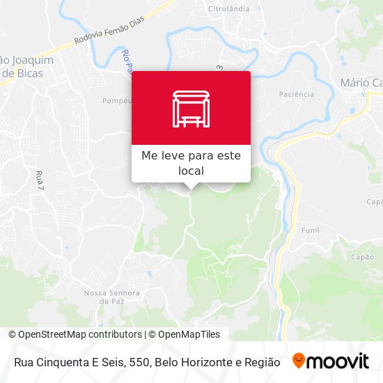 Rua Cinquenta E Seis, 550 mapa