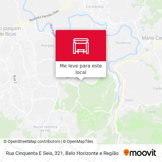 Rua Cinquenta E Seis, 321 mapa