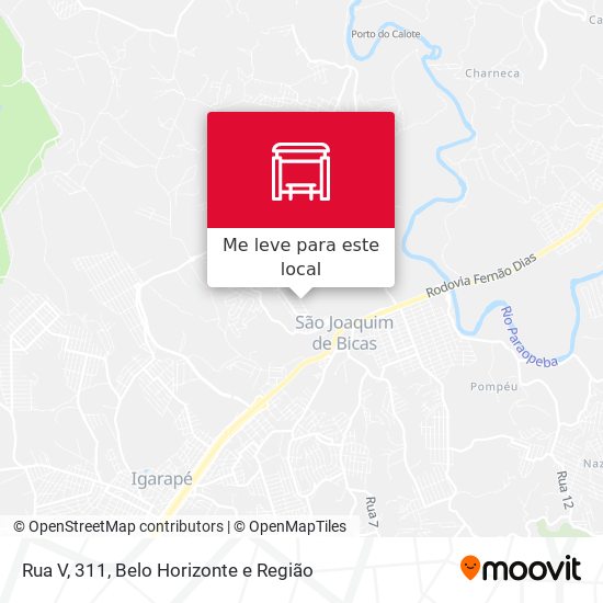 Rua V, 311 mapa