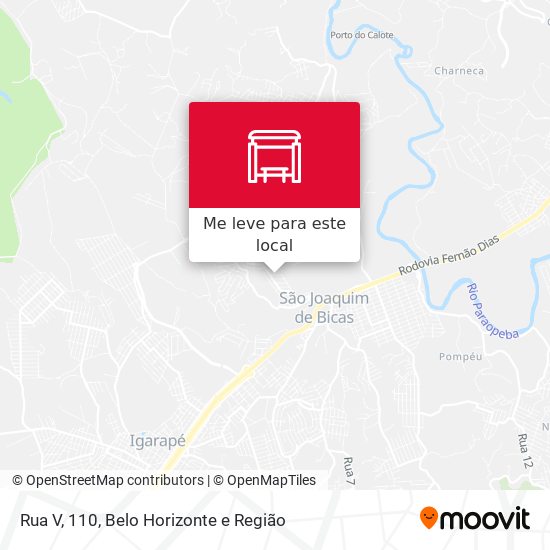 Rua V, 110 mapa