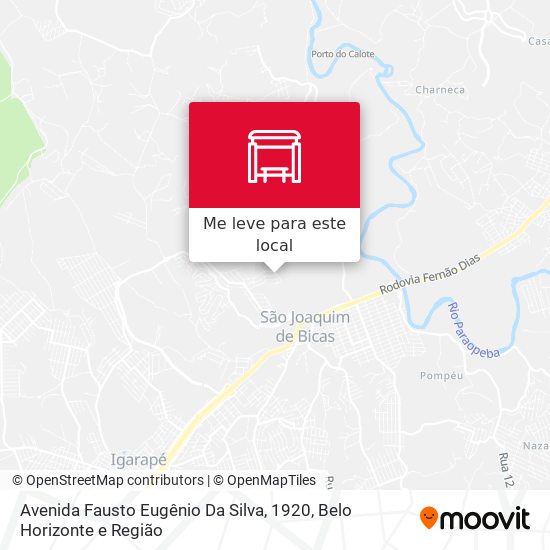 Avenida Fausto Eugênio Da Silva, 1920 mapa