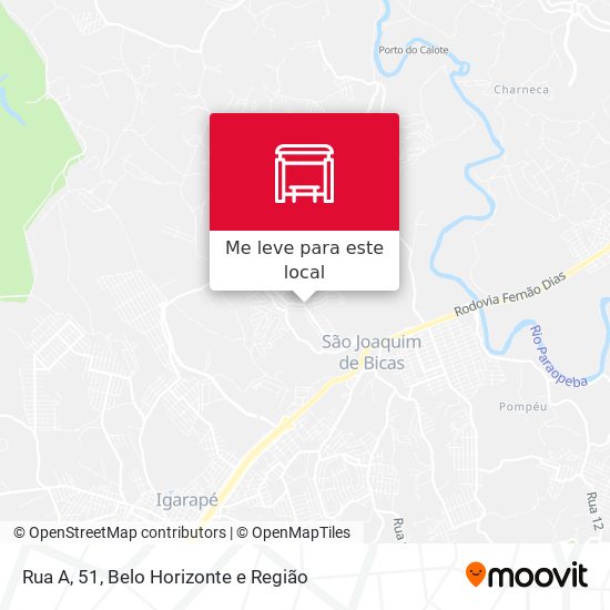 Rua A, 51 mapa