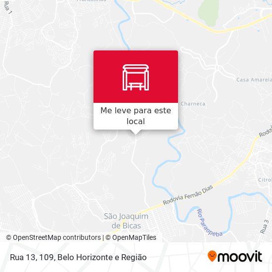Rua 13, 109 mapa