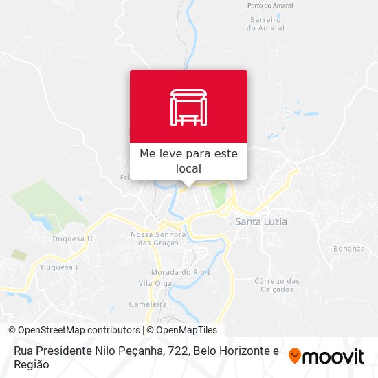 Rua Presidente Nilo Peçanha, 722 mapa