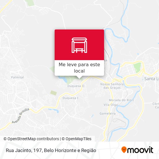 Rua Jacinto, 197 mapa
