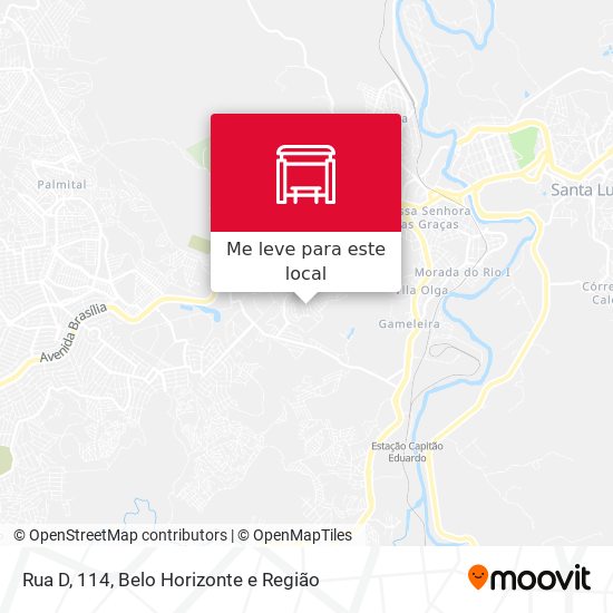 Rua D, 114 mapa