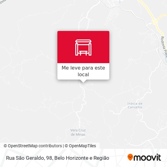 Rua São Geraldo, 98 mapa