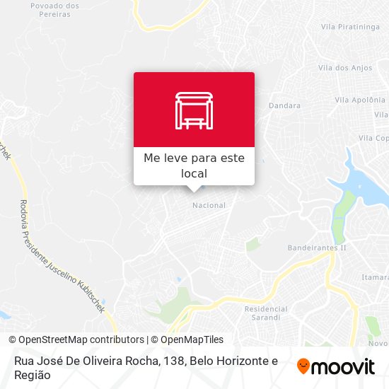 Rua José De Oliveira Rocha, 138 mapa