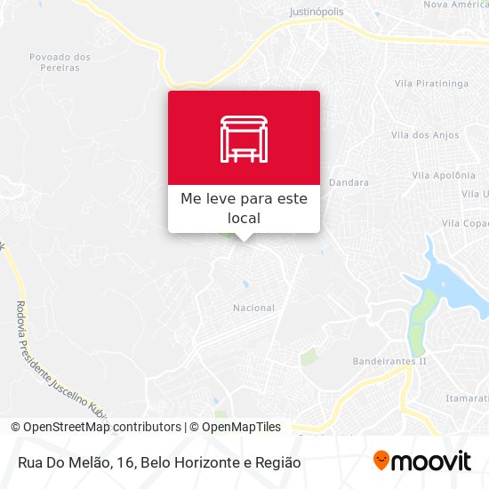 Rua Do Melão, 16 mapa