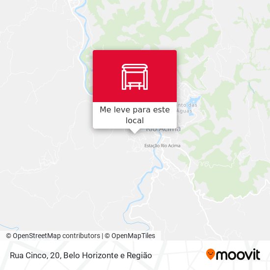 Rua Cinco, 20 mapa