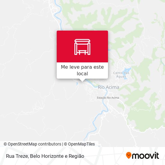 Rua Treze mapa