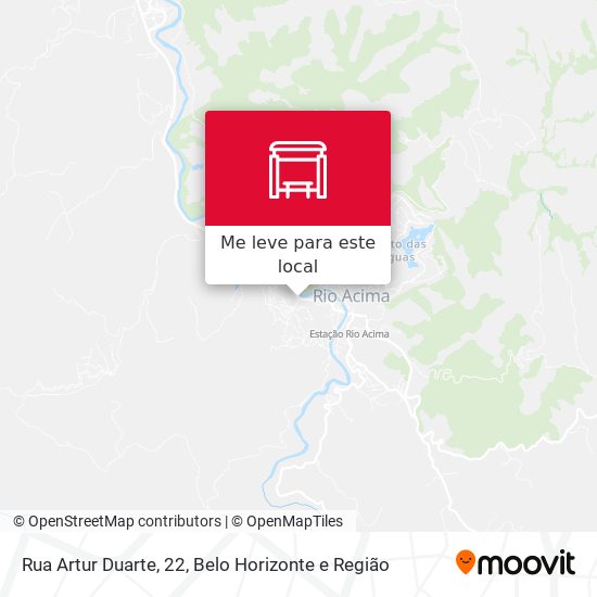 Rua Artur Duarte, 22 mapa