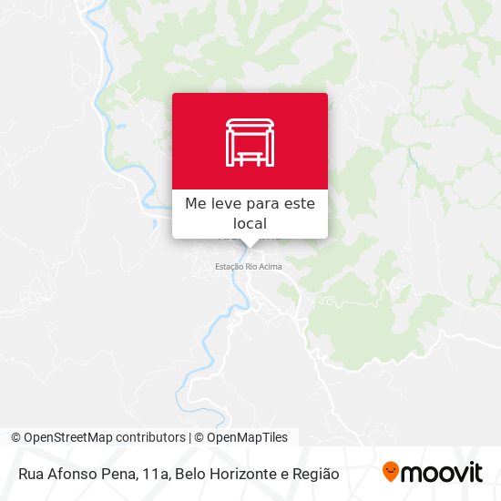 Rua Afonso Pena, 11a mapa