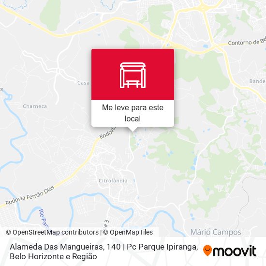 Alameda Das Mangueiras, 140 | Pc Parque Ipiranga mapa