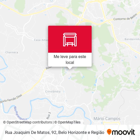 Rua Joaquim De Matos, 92 mapa