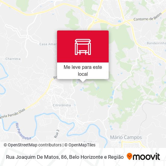 Rua Joaquim De Matos, 86 mapa