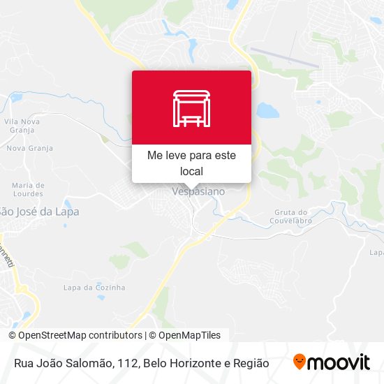 Rua João Salomão, 112 mapa