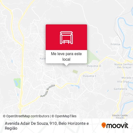 Avenida Adair De Souza, 910 mapa