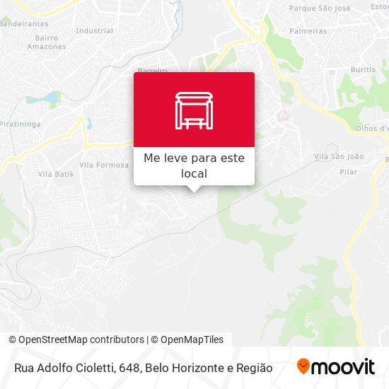 Rua Adolfo Cioletti, 648 mapa