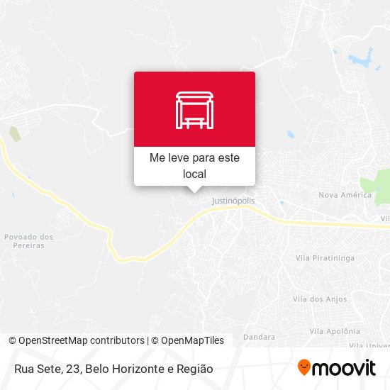 Rua Sete, 23 mapa