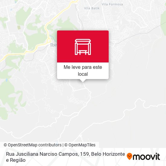 Rua Jusciliana Narciso Campos, 159 mapa