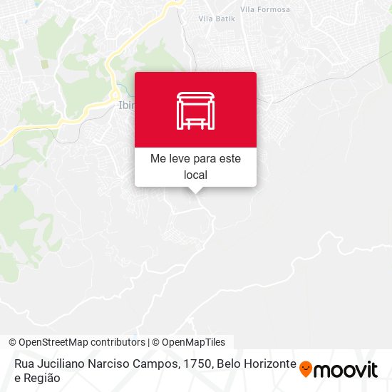 Rua Juciliano Narciso Campos, 1750 mapa