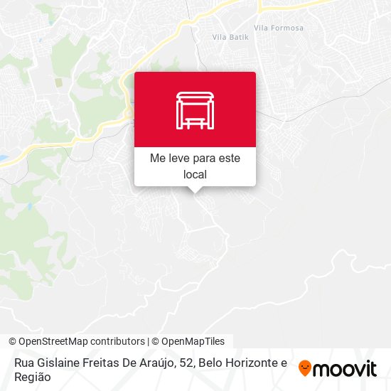 Rua Gislaine Freitas De Araújo, 52 mapa