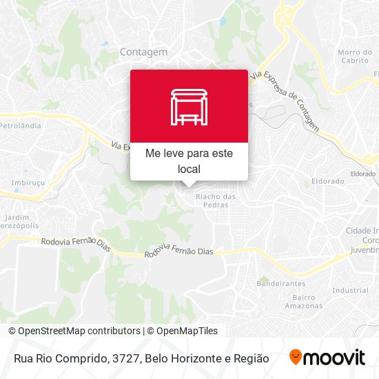 Rua Rio Comprido, 3727 mapa