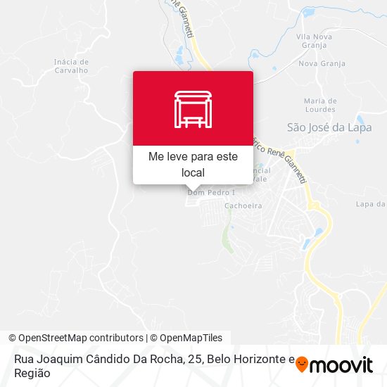 Rua Joaquim Cândido Da Rocha, 25 mapa