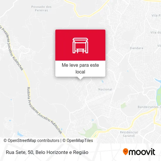 Rua Sete, 50 mapa
